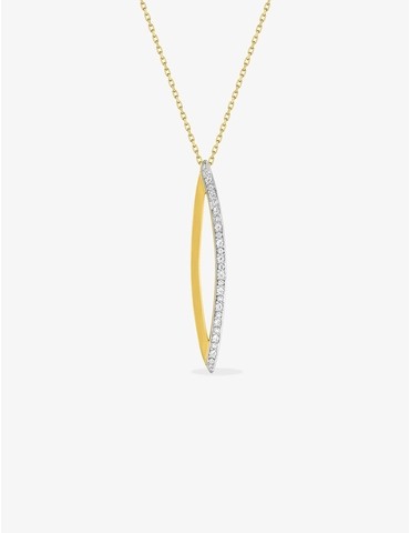 Collier motif en or jaune...