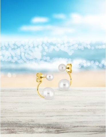 Boucles d'oreilles or jaune...