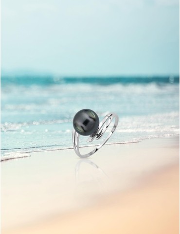 Bague or blanc 375‰ et...