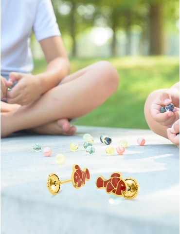 Boucles d'oreilles poisson...