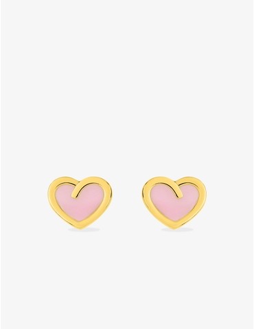 Boucles d'oreilles cœurs or...
