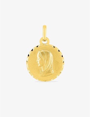Médaille Vierge en or jaune...