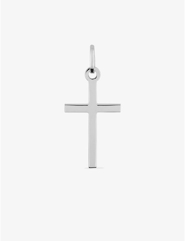 Pendentif croix en or blanc...