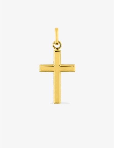 Pendentif croix en or jaune...