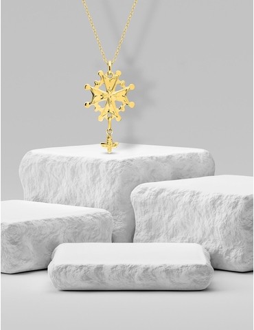 Pendentif croix huguenote...