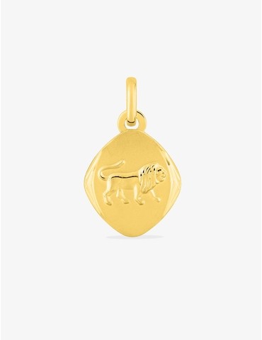 Pendentif zodiaque Lion en...