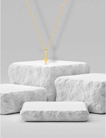Pendentif breloque croix en...