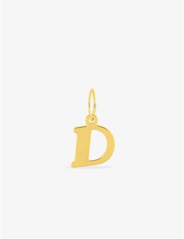 Pendentif lettre D en or...