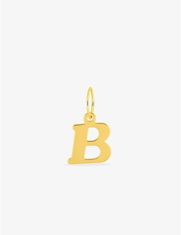 Pendentif lettre B en or...