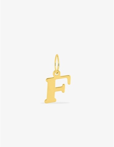 Pendentif lettre F en or...
