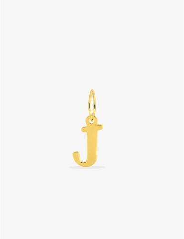 Pendentif lettre J en or...