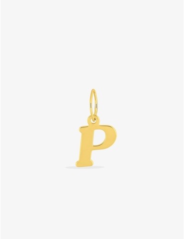 Pendentif lettre P en or...