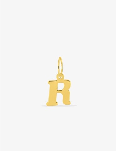 Pendentif lettre R en or...