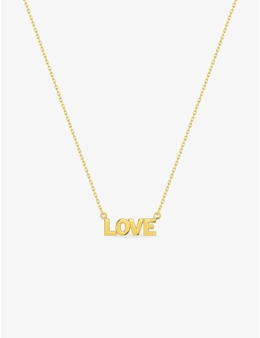 Collier love or jaune 375 ‰