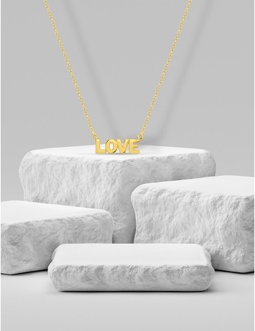 Collier love or jaune 375 ‰