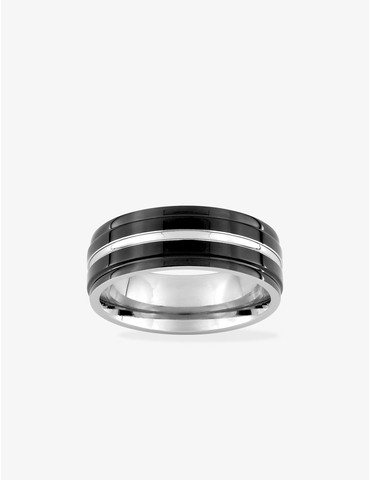Bague acier CARGO 3 bandes...