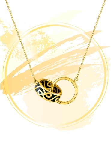Collier deux anneaux...