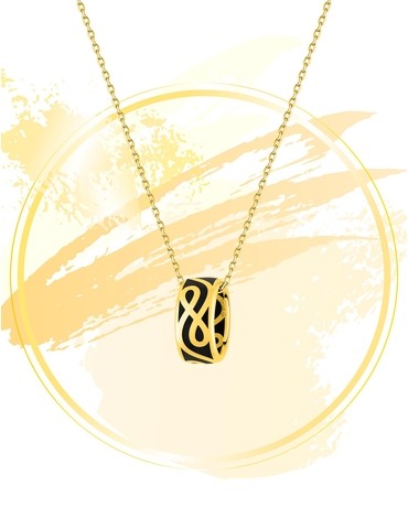 Collier anneau Lorever Or...