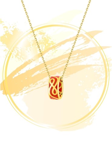 Collier anneau Lorever Or...