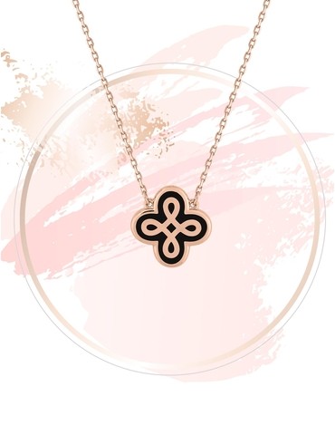 Collier Lorever Or rose...