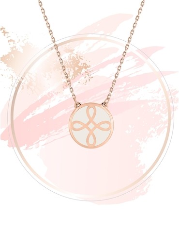 Collier Lorever Or rose...
