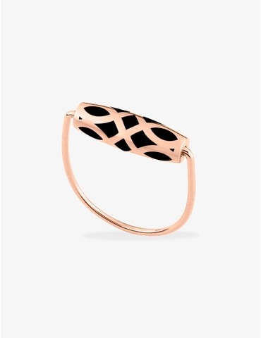 Bague Mélodie Or rose 375‰...