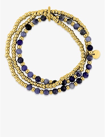 Bracelet élastique 3 rangs,...