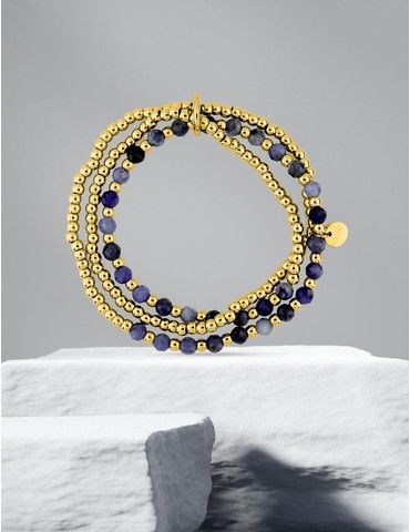 Bracelet élastique 3 rangs,...