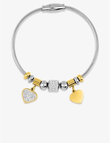 Bracelet câble acier,...