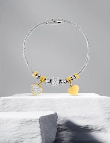 Bracelet câble acier,...