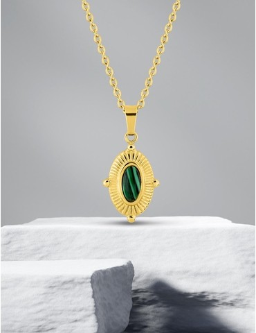 Collier pendentif acier...