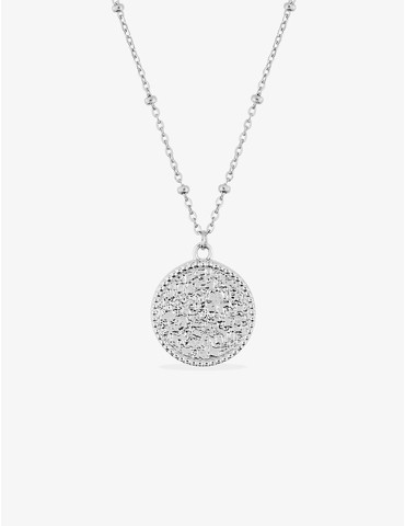 Collier et pendentif en acier