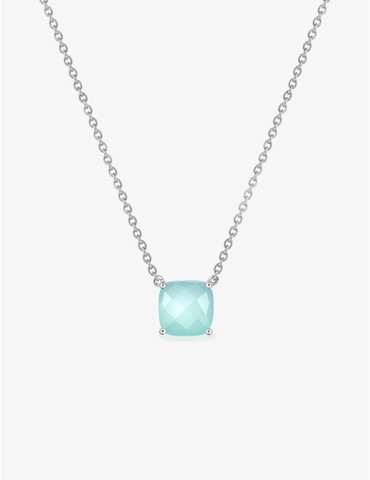 Collier or blanc 750 ‰ et...
