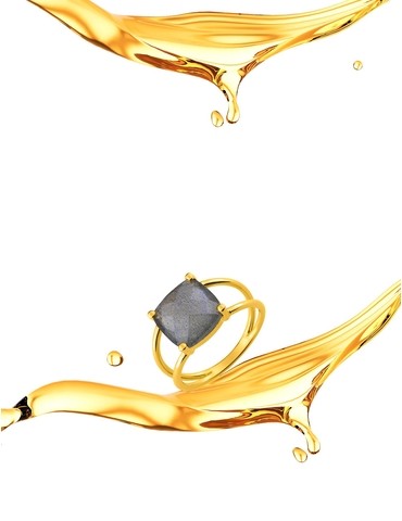 Bague or jaune 750 ‰...