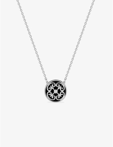 Collier Babylone or blanc...