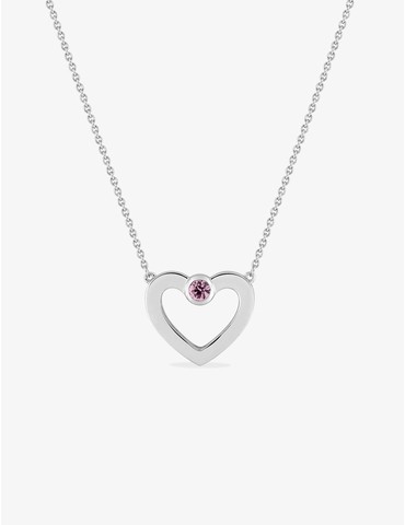Collier Love or blanc 750‰...