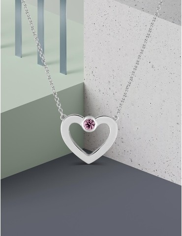 Collier Love or blanc 750‰...