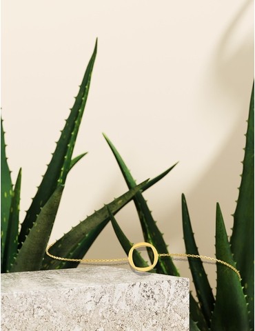 Bracelet Glamour en plaqué or