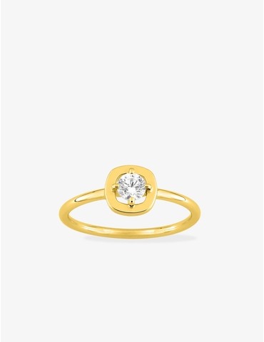 Bague Glamour en plaqué or
