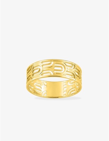Bague Glamour en plaqué or