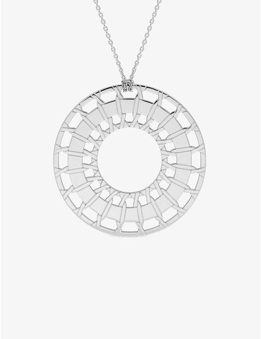 Sautoir Graphique en argent