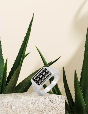 Bague homme en argent