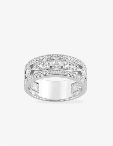 Bague Royale en argent et...
