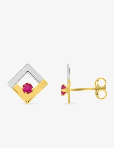 Boucles d'oreilles or jaune...