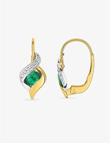 Boucles d'oreilles or jaune...