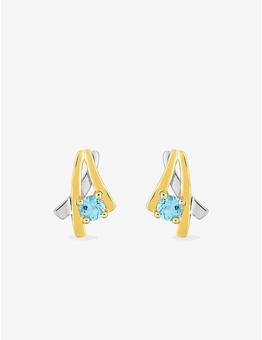 Boucles d'oreilles or 750 ‰...