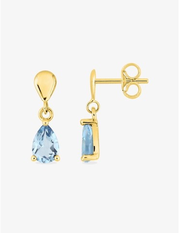 Boucles d'oreilles or jaune...