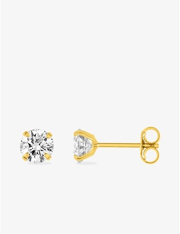 Boucles d'oreilles or jaune...