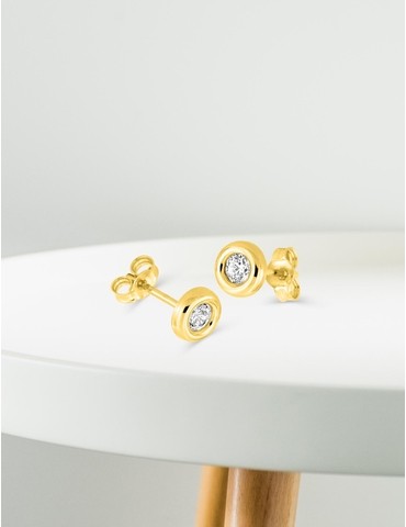 Boucles d'oreilles or jaune...