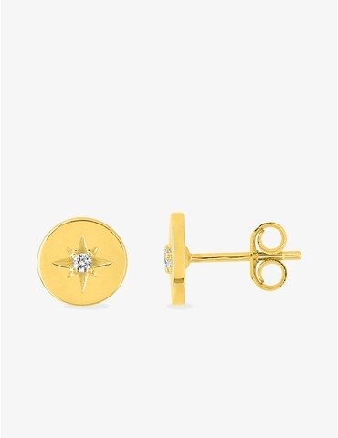 Boucles d'oreilles or jaune...